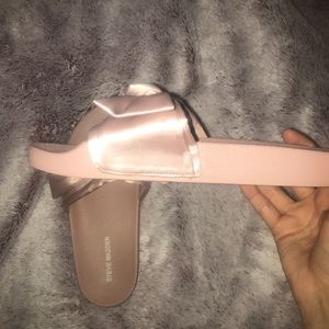 Steve Madden Blush Bow Slides